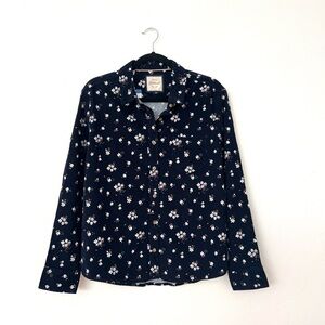 NWT Jachs Girlfriend Floral Button Down Shirt